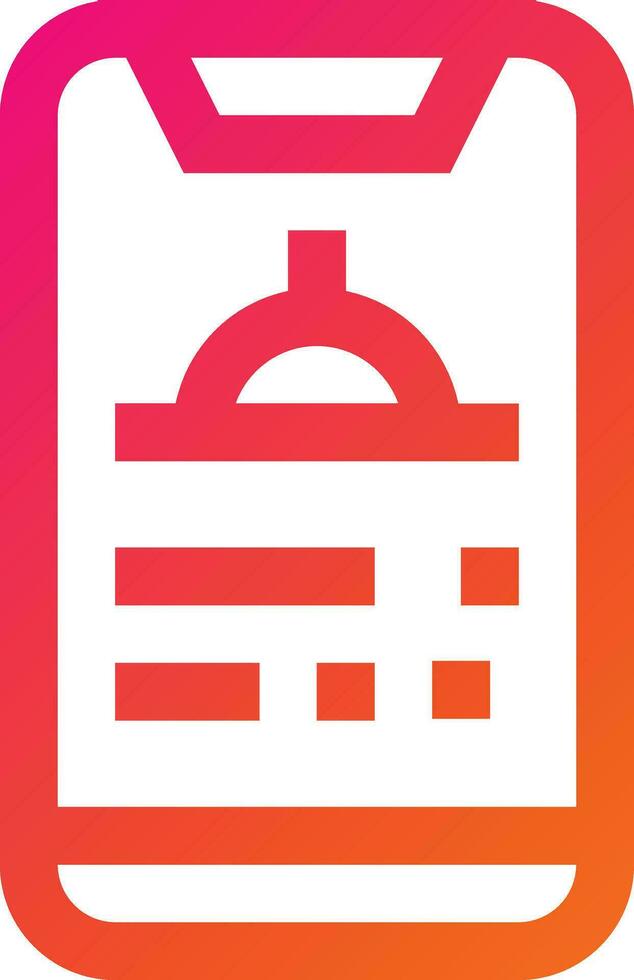 Online Food Order Vector Icon Design Illustration