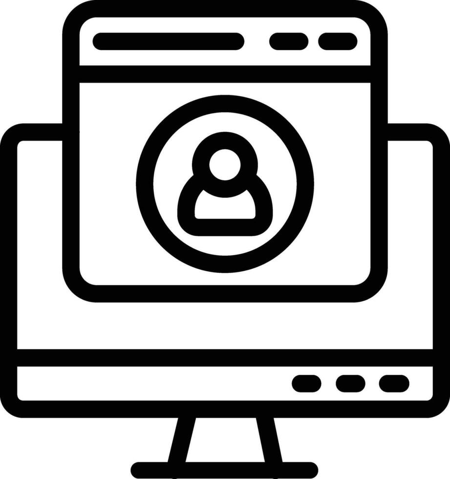 User Vector Icon Design Illustration