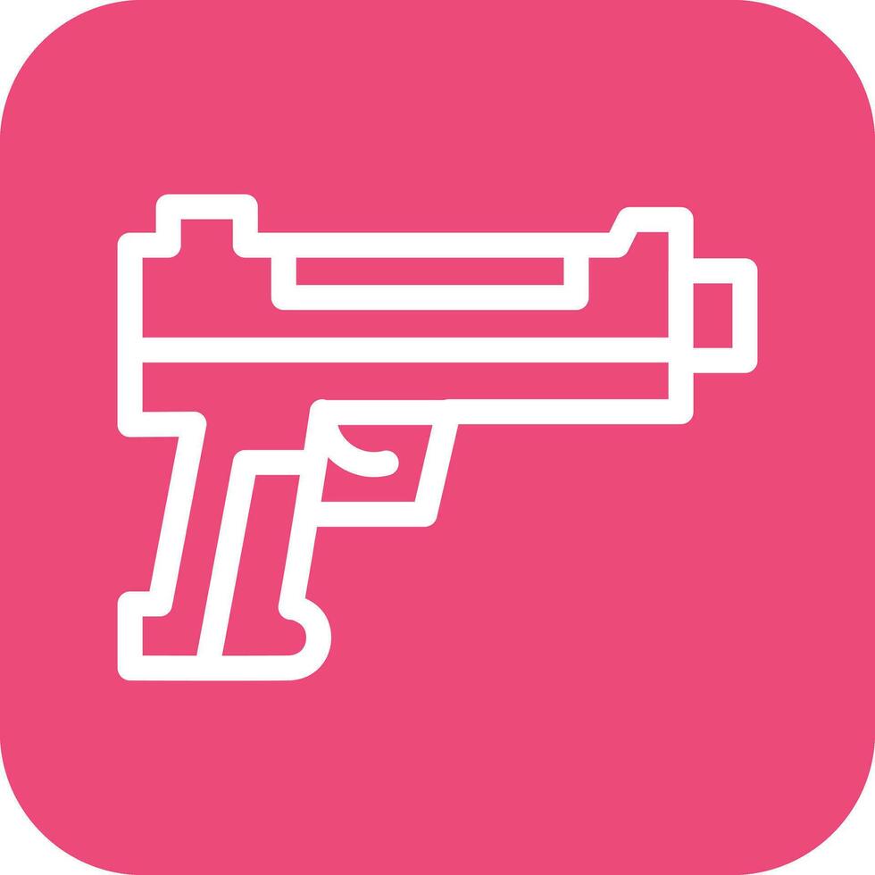 pistola vector icono diseño ilustración