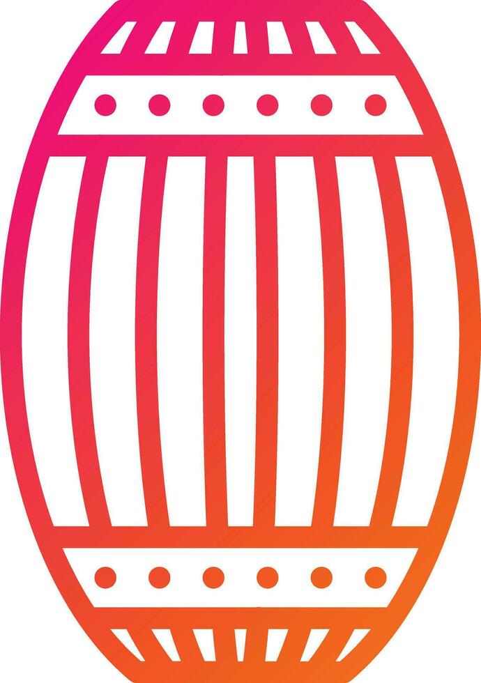 Wooden barrel Vector Icon Design Illustration