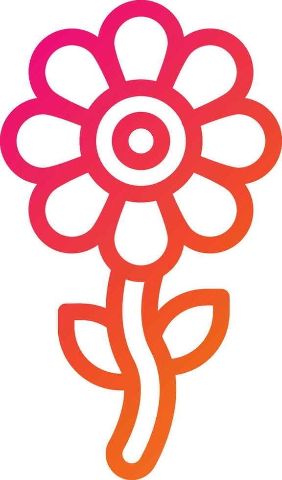 Flower Vector Icon Design Illustration