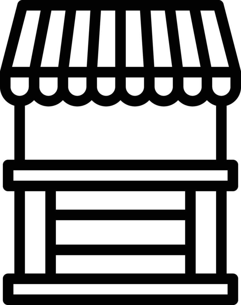 Stall Vector Icon Design Illustration