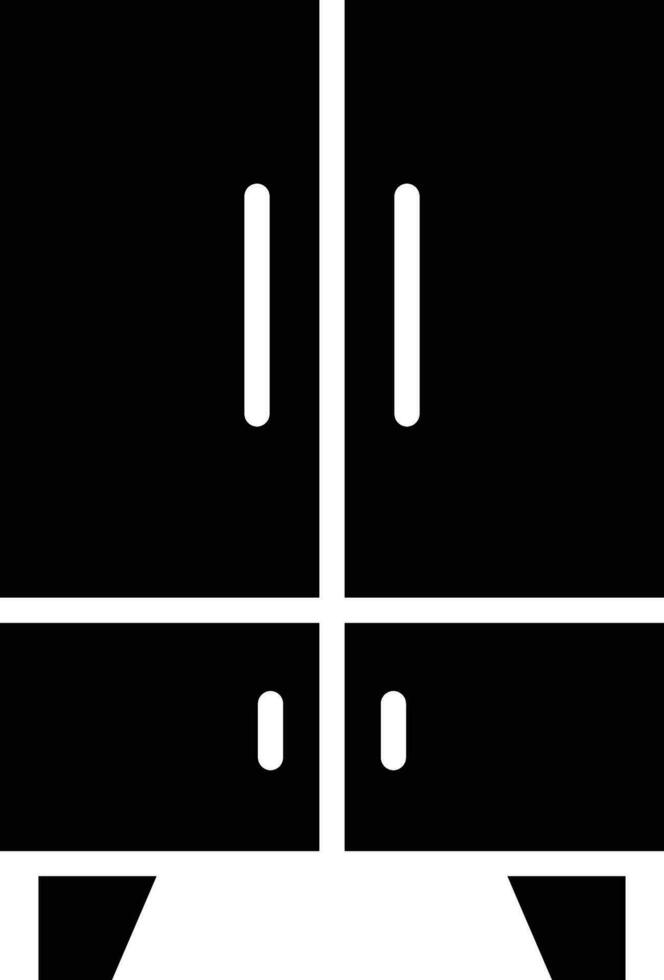 Cupboard Vector Icon Design Illustration