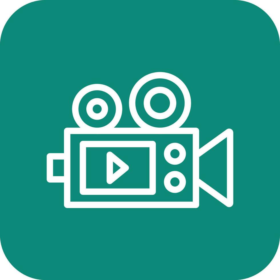 Camera record Vector Icon Design Illustration