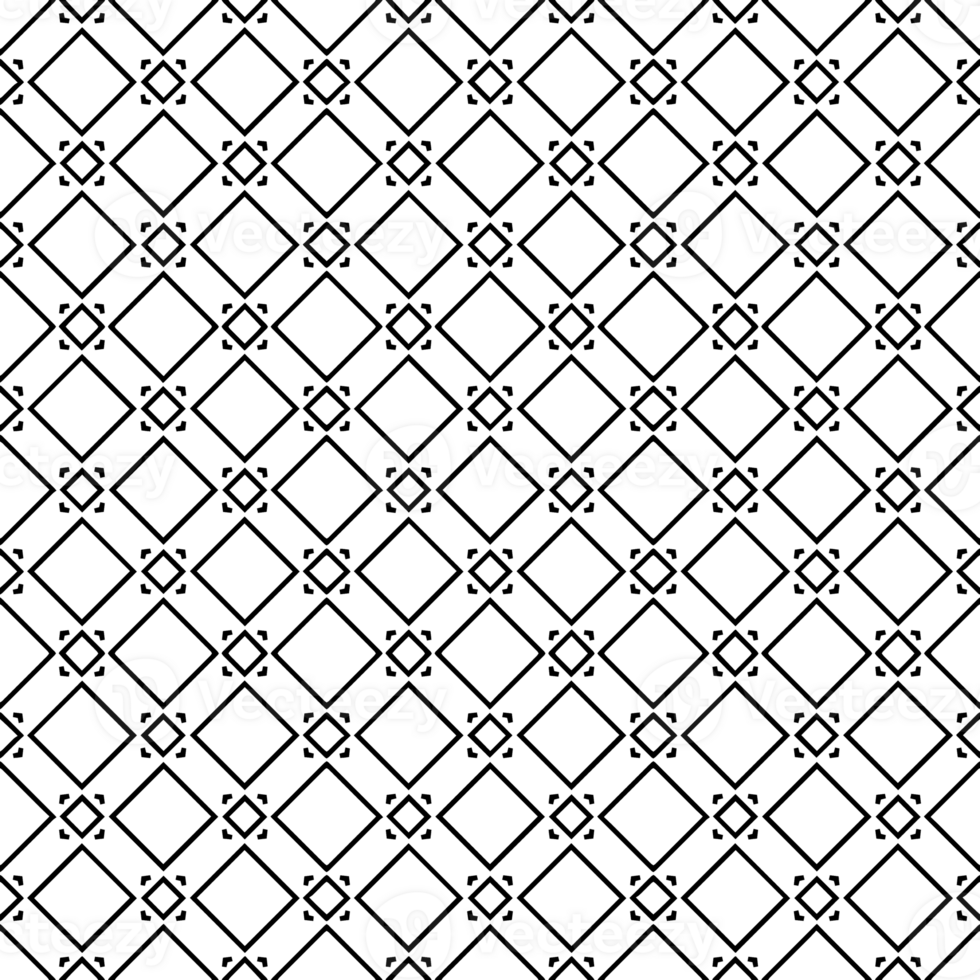 Black seamless abstract pattern. Overlay for background and backdrop. Ornamental design. PNG graphic illustration with transparent background.
