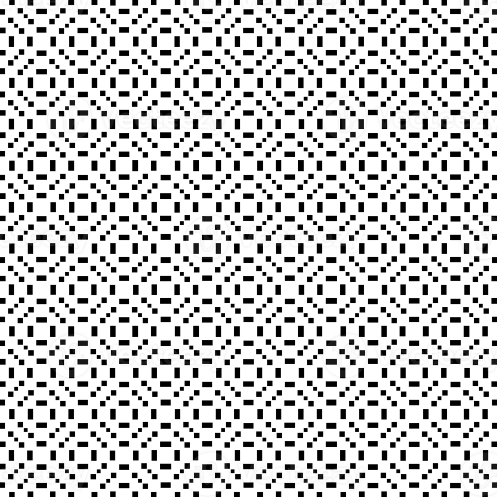 Black seamless abstract pattern. Overlay for background and backdrop. Ornamental design. PNG graphic illustration with transparent background.