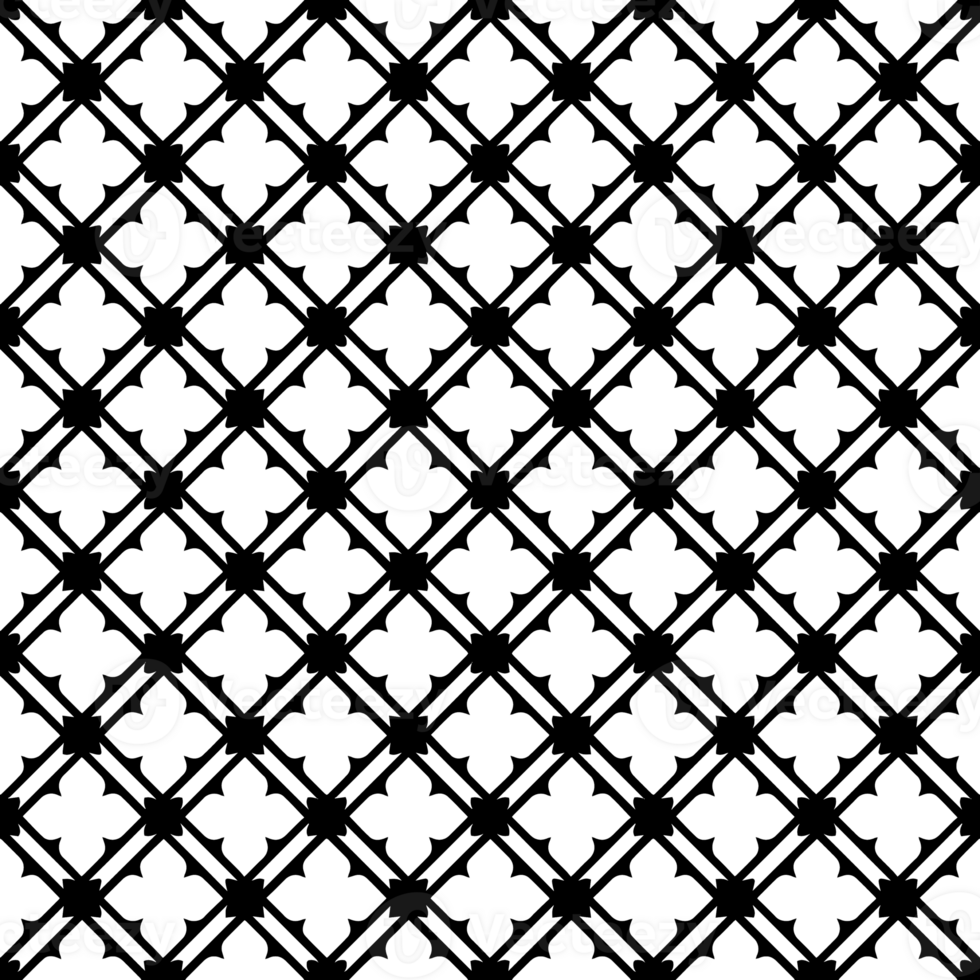 Black seamless abstract pattern. Overlay for background and backdrop. Ornamental design. PNG graphic illustration with transparent background.