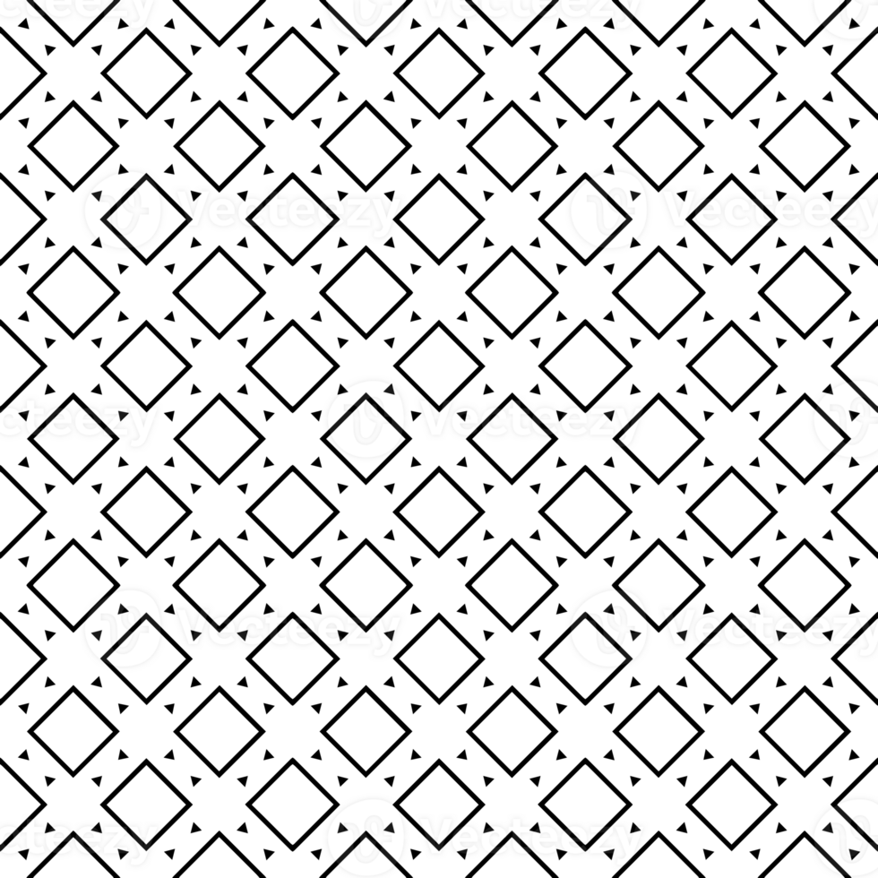 Black seamless abstract pattern. Overlay for background and backdrop. Ornamental design. PNG graphic illustration with transparent background.