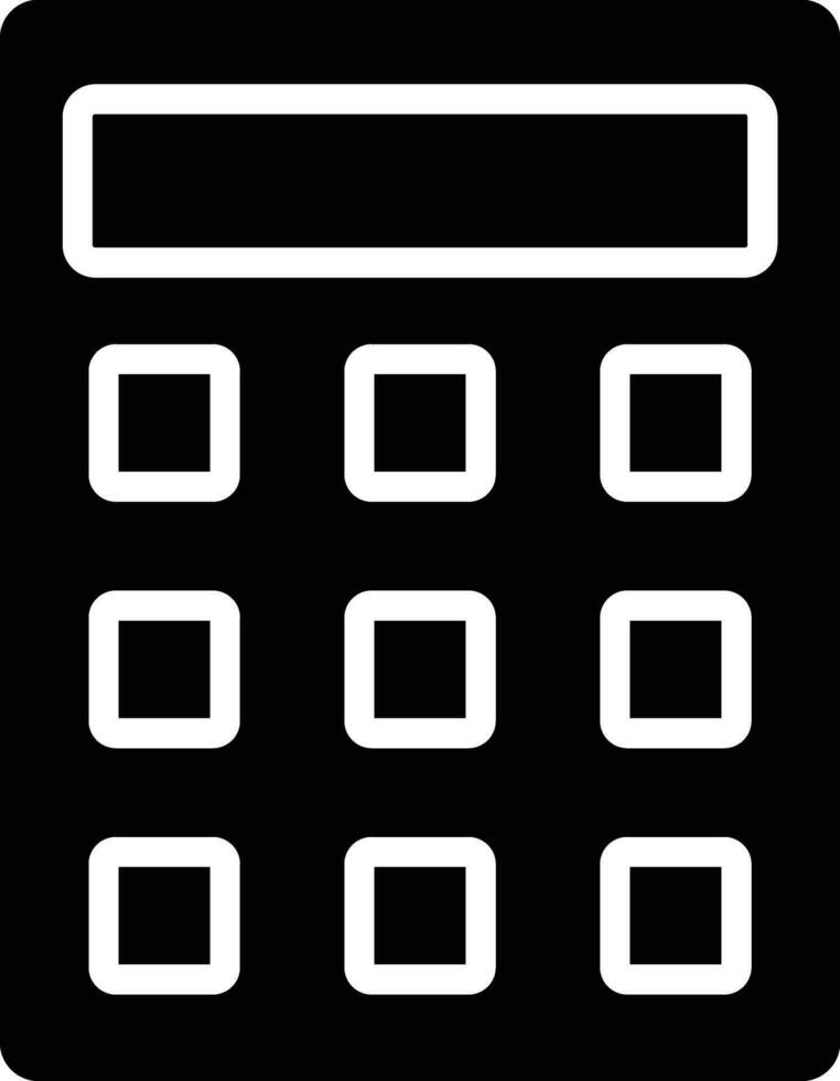Calculator Vector Icon Design Illustration
