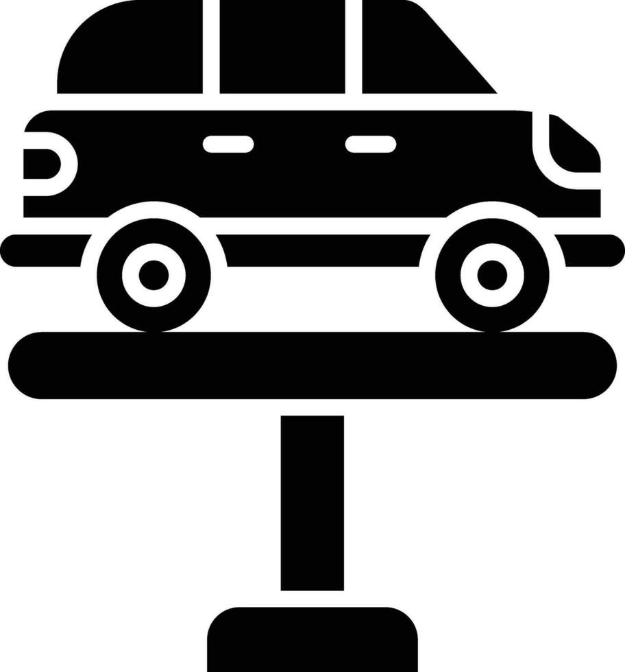 Car lift Vector Icon Design Illustration