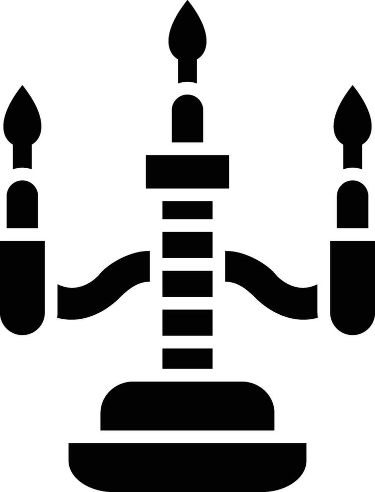 Candle Vector Icon Design Illustration