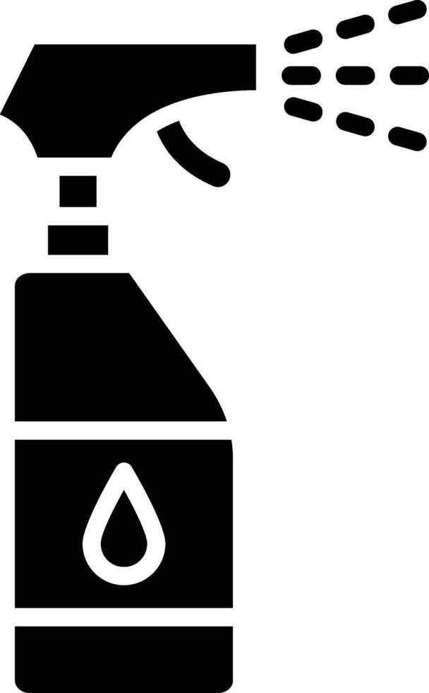 ilustración de diseño de icono de vector de botella de spray