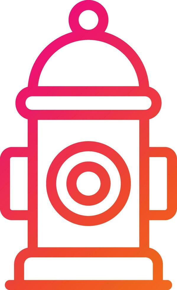 Hydrant Vector Icon Design Illustration