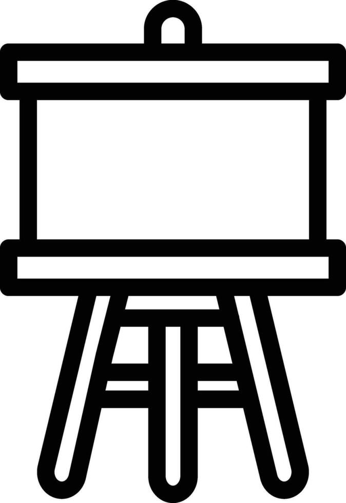 Easel Vector Icon Design Illustration