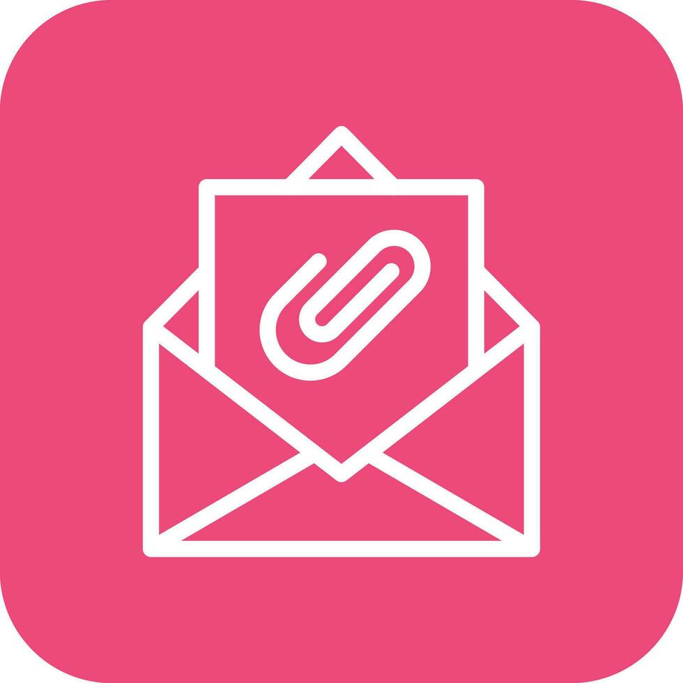 Attached Vector Icon Design Illustration