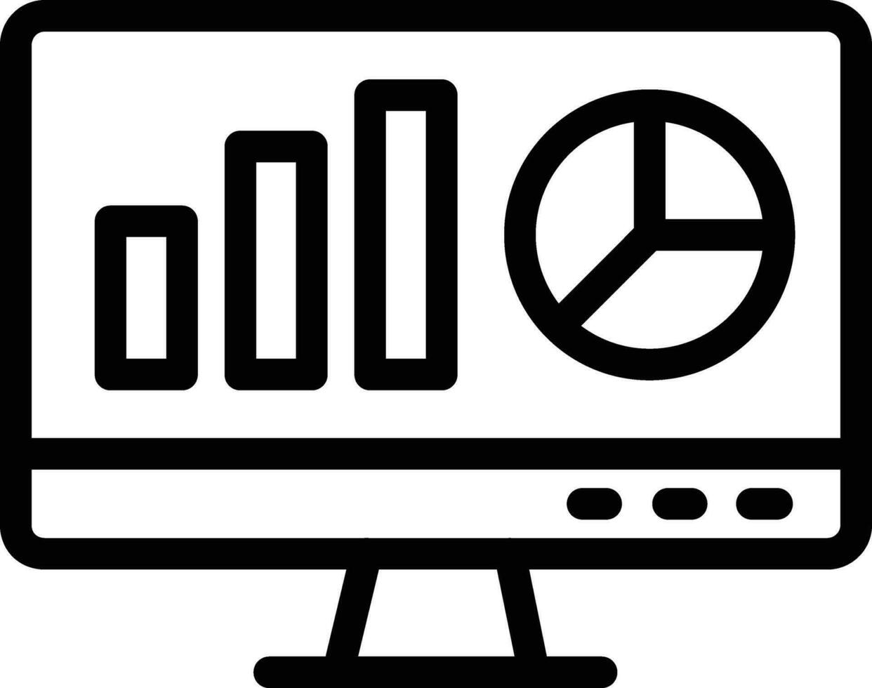 Web analytics Vector Icon Design Illustration