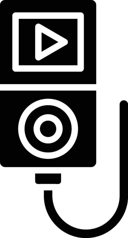 Music Player Vector Icon Design Illustration