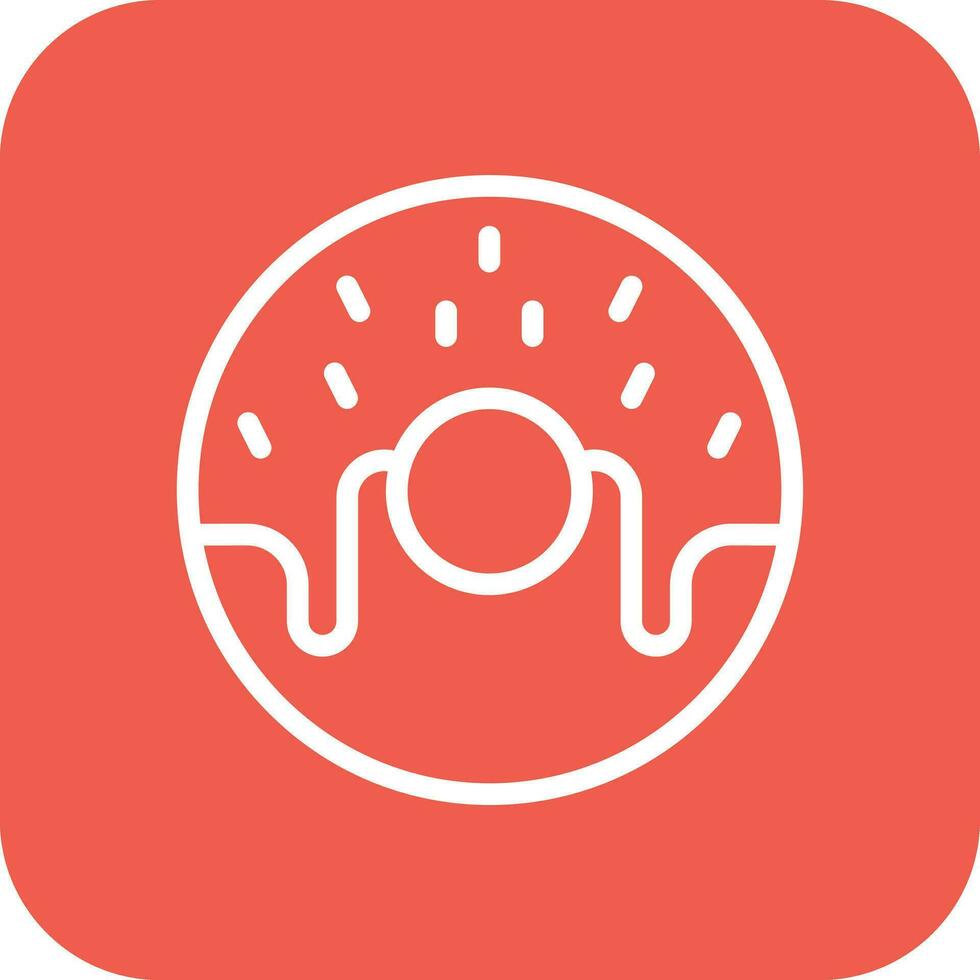 Doughnut Vector Icon Design Illustration