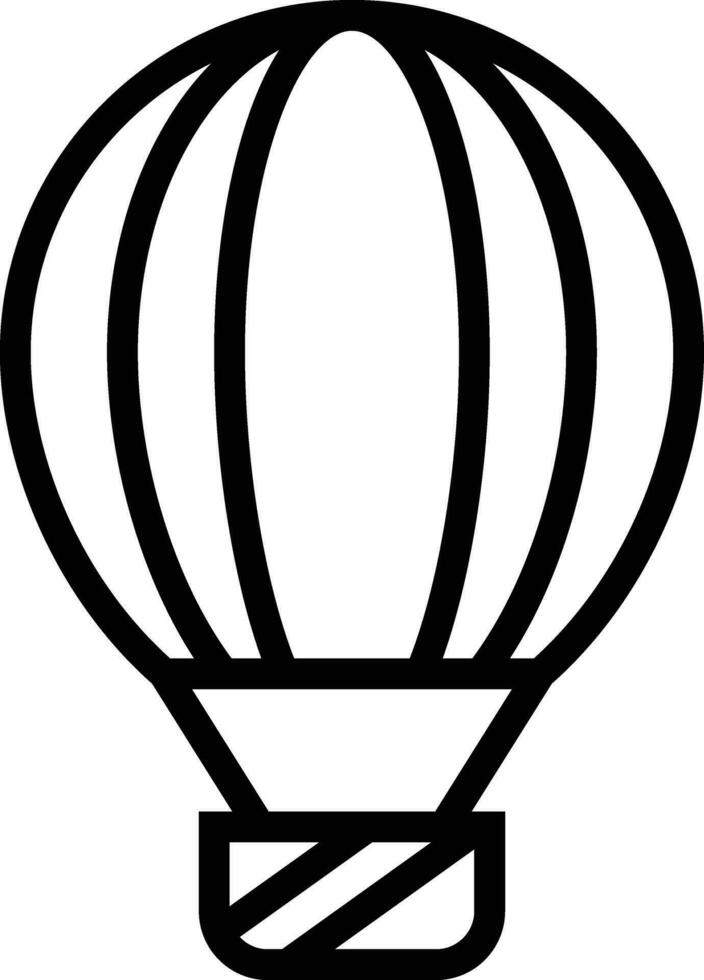 Hot air balloon Vector Icon Design Illustration