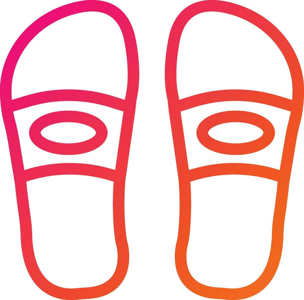 Slippers Vector Icon Design Illustration