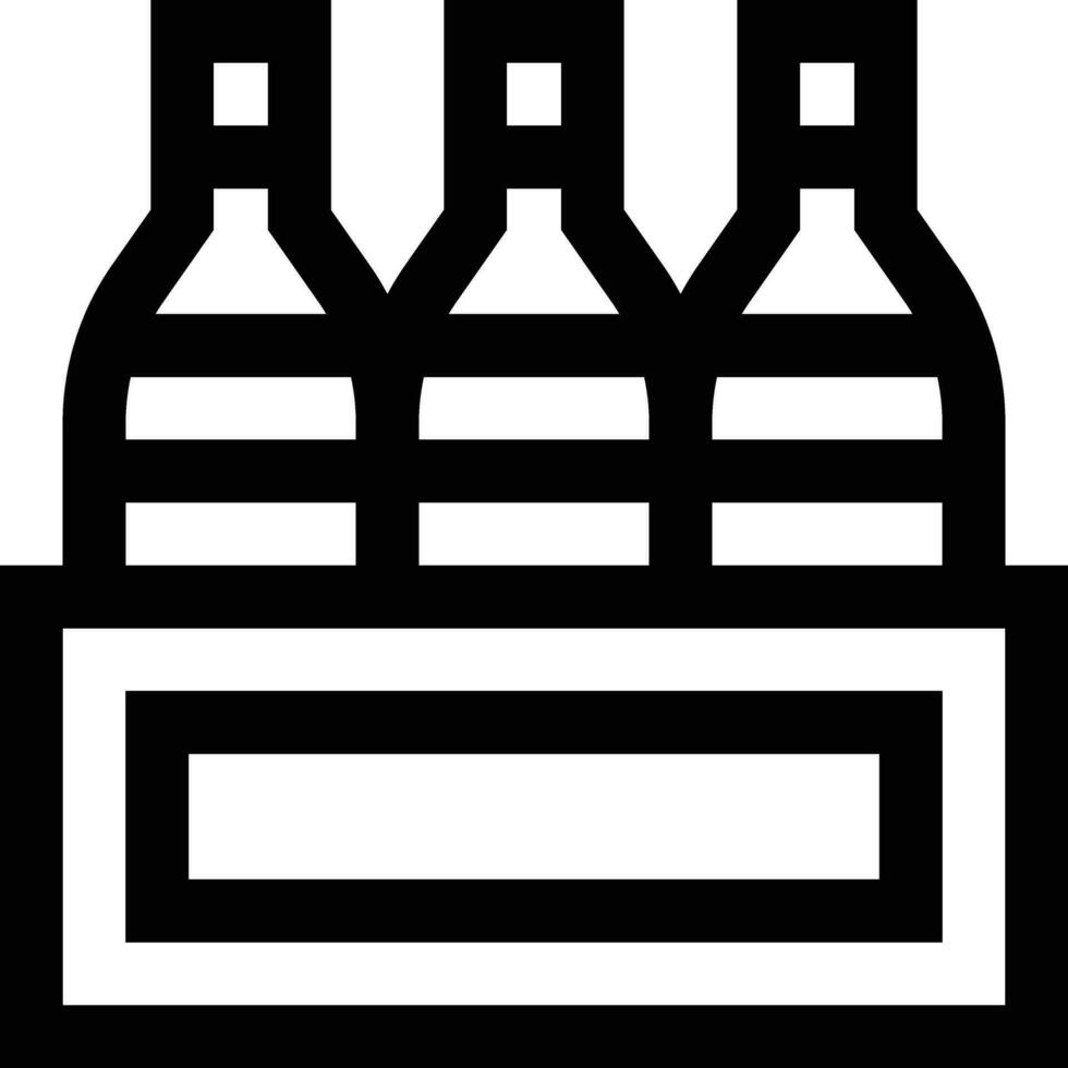 vino caja vector icono diseño ilustración