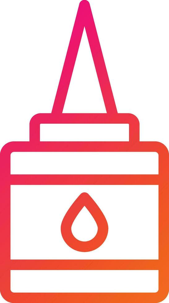 Liquid Glue Vector Icon Design Illustration