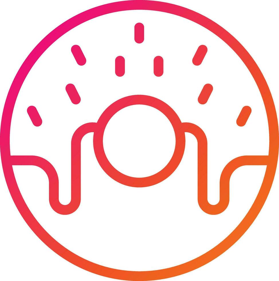 Doughnut Vector Icon Design Illustration