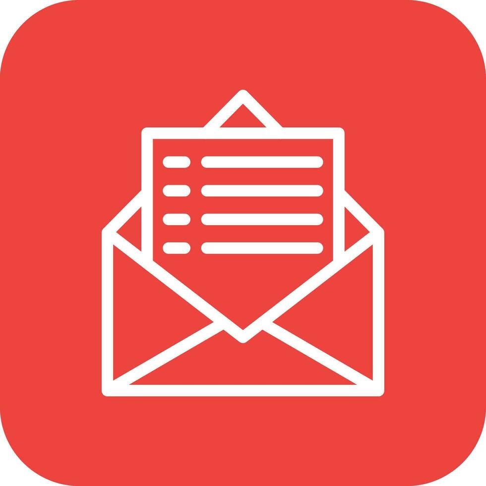 ilustración de diseño de icono de vector de correo electrónico
