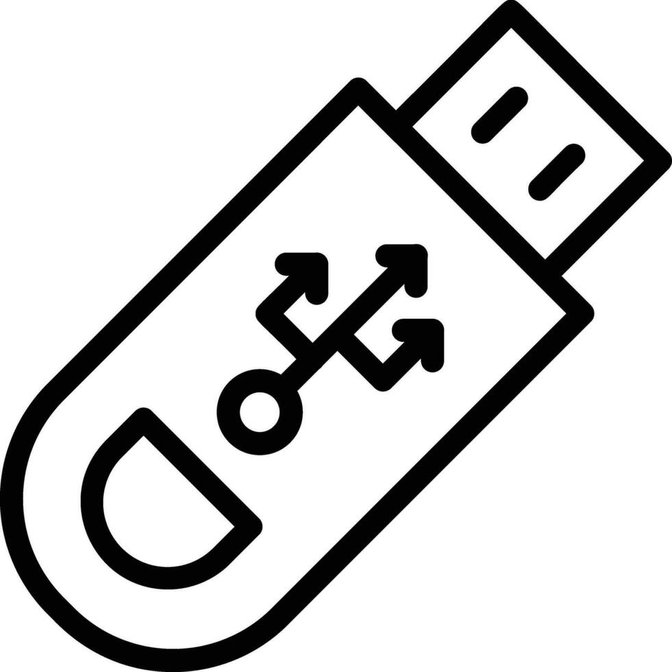 Usb Vector Icon Design Illustration