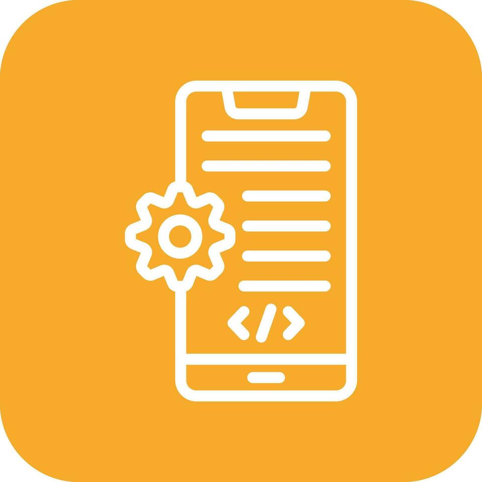 App Development Vector Icon Design Illustration