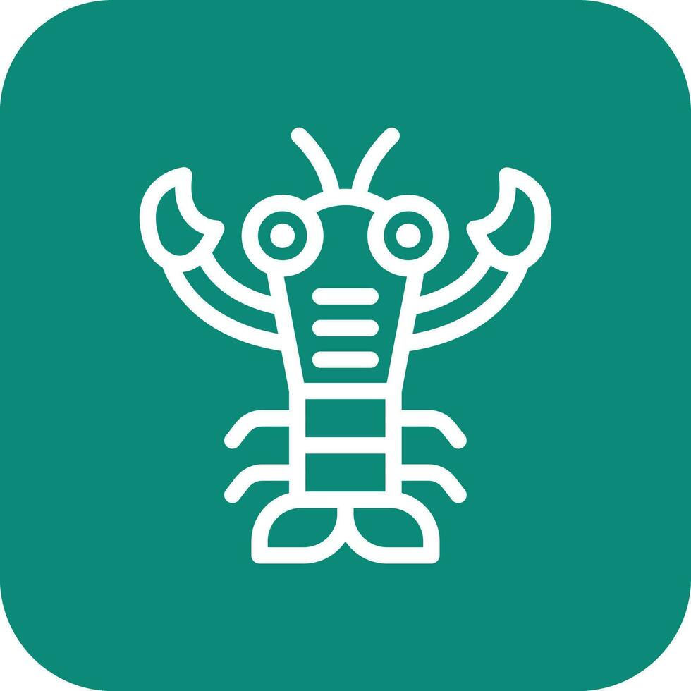 Lobster Vector Icon Design Illustration