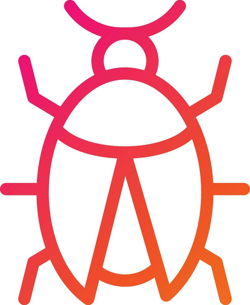 mariquita vector icono diseño ilustración