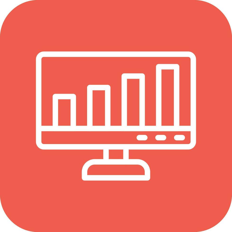 Bar Chart Vector Icon Design Illustration