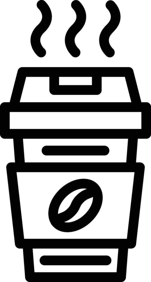 Coffee Cup Vector Icon Design Illustration