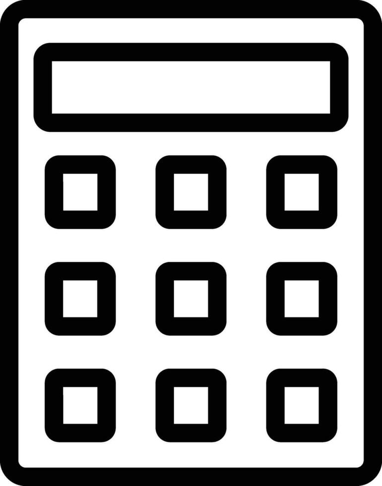 Calculation Vector Icon Design Illustration