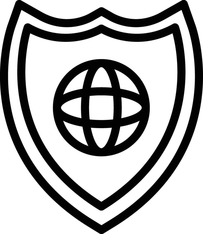 Shield Vector Icon Design Illustration