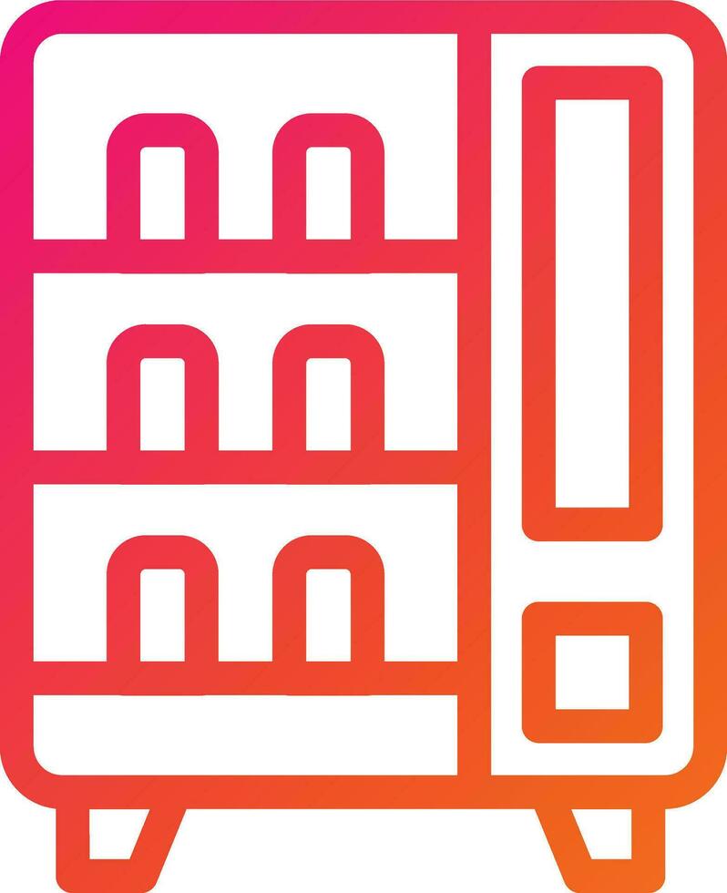 Vending Machine Vector Icon Design Illustration
