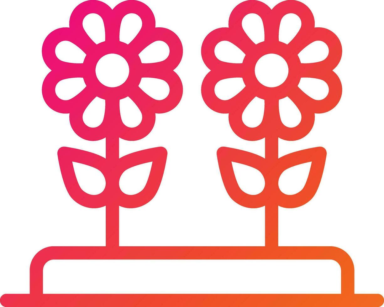 Flowers Vector Icon Design Illustration