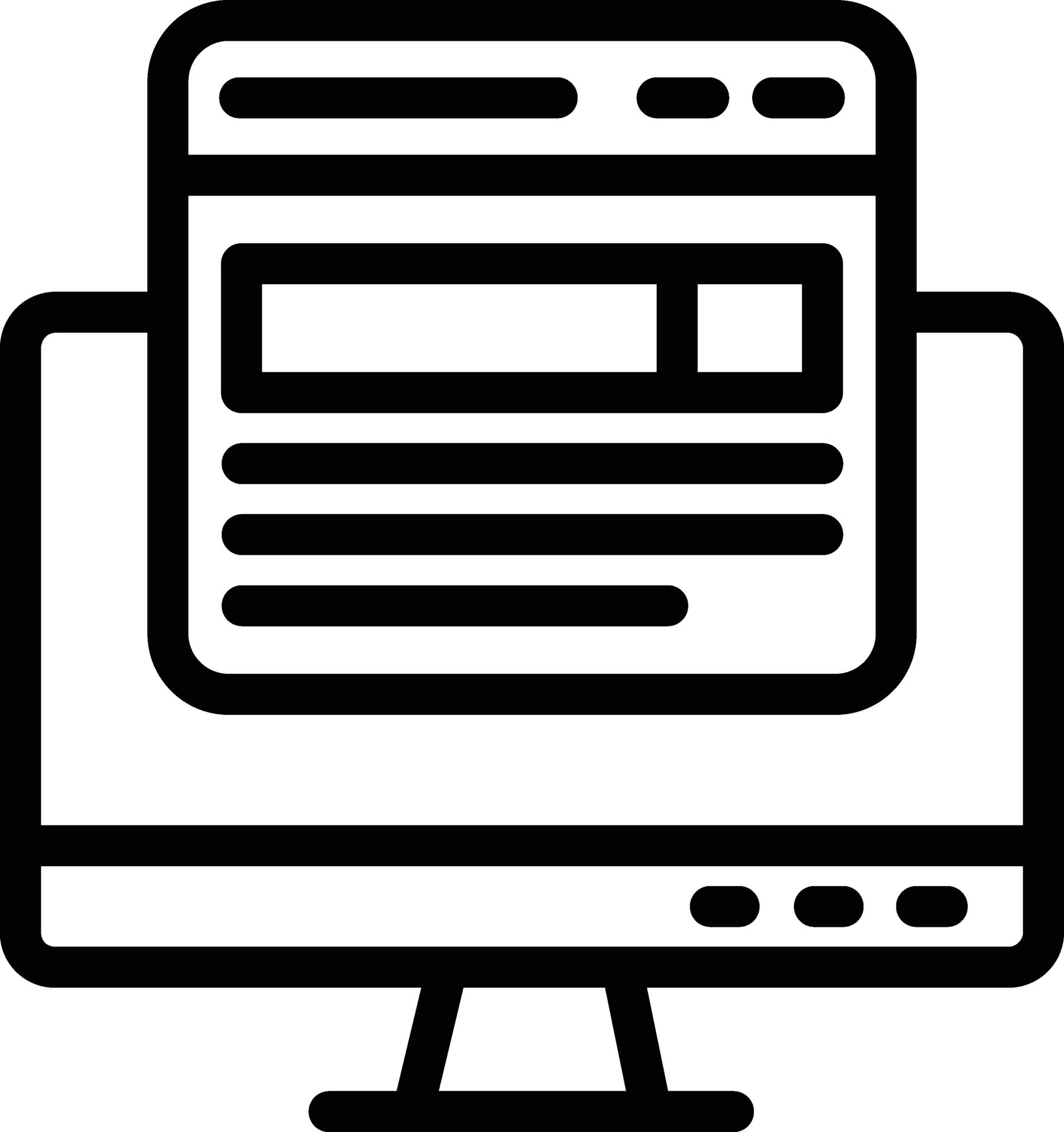 Front end Vector Icon Design Illustration 33253434 Vector Art at Vecteezy