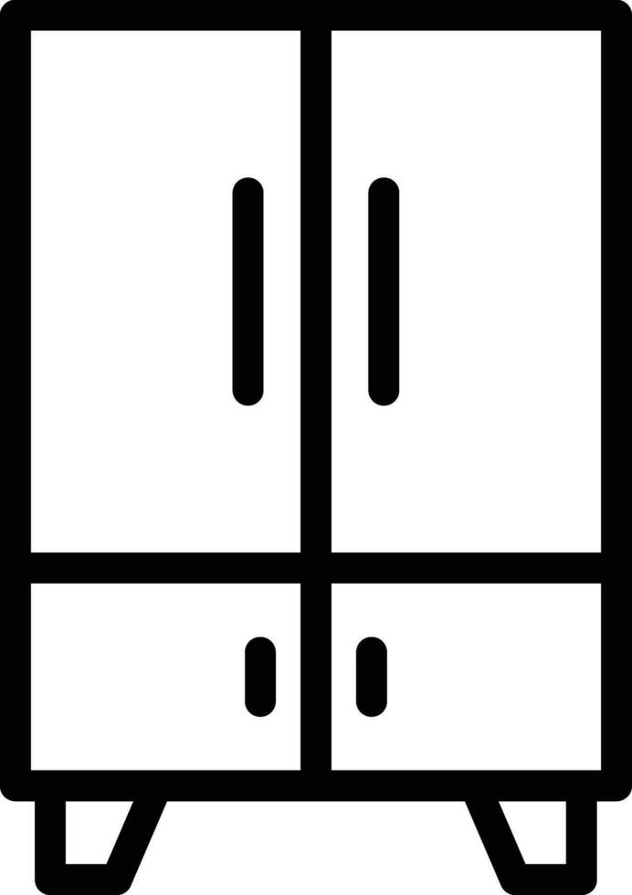Cupboard Vector Icon Design Illustration