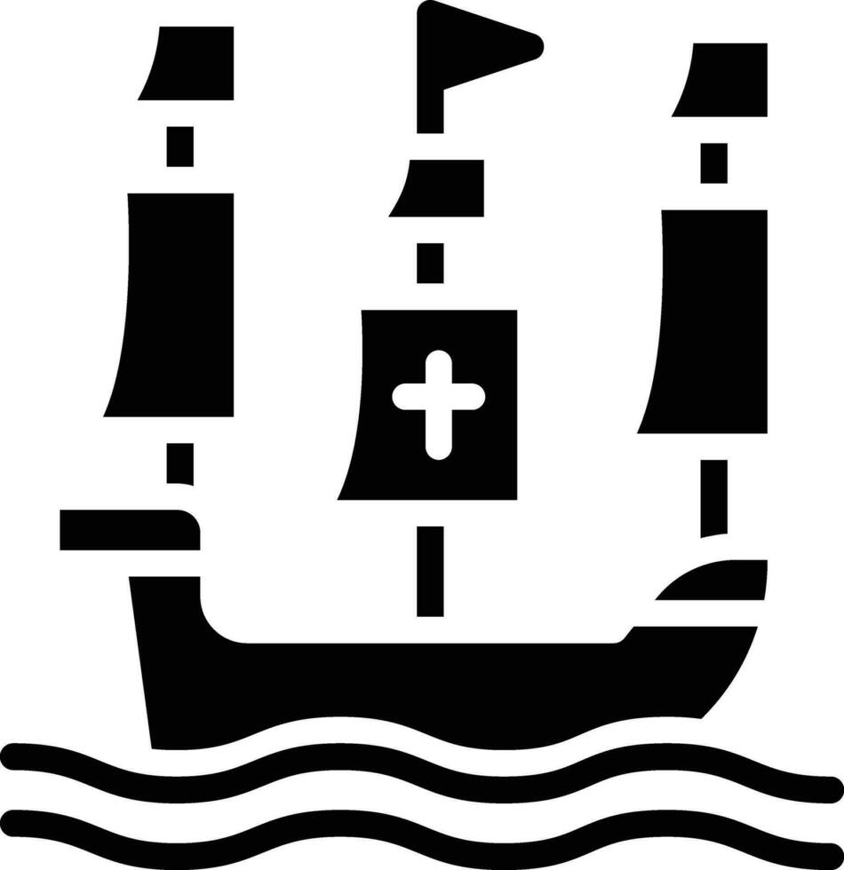 Ship Vector Icon Design Illustration