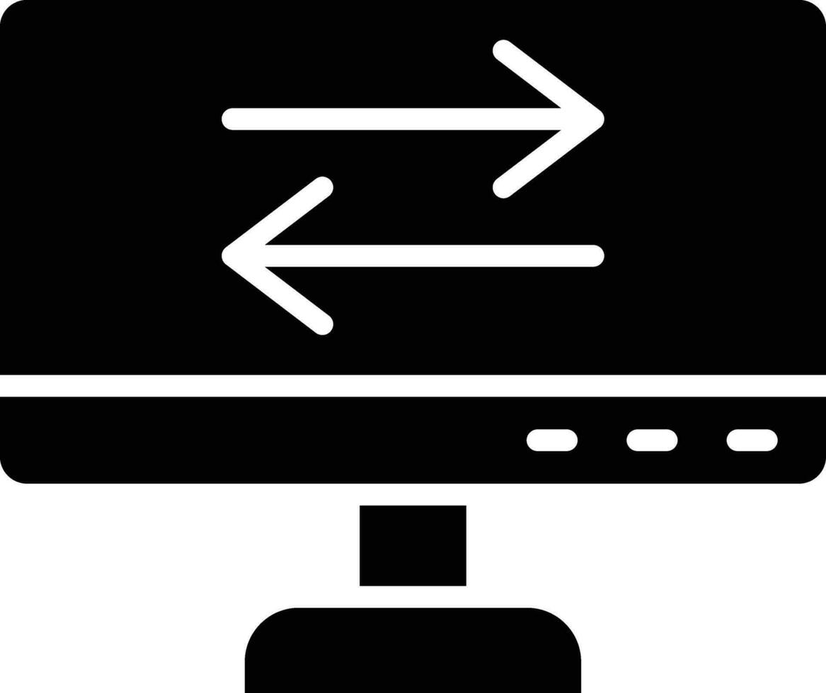 Data Transfer Vector Icon Design Illustration