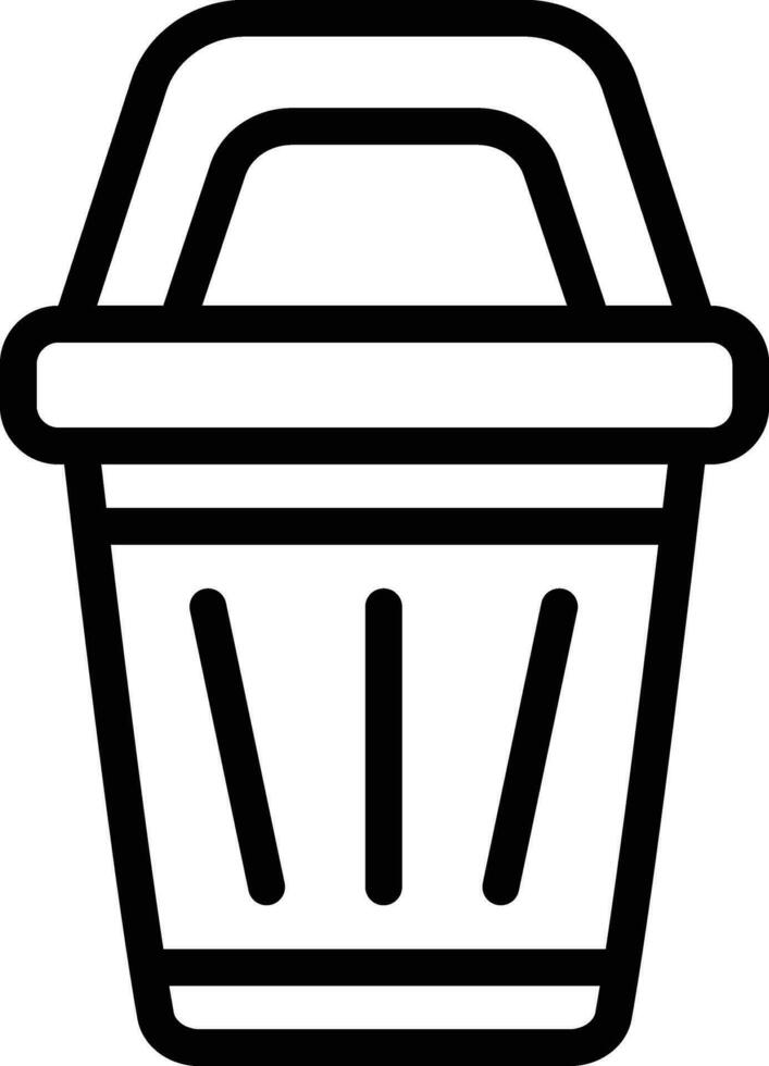 Bin Vector Icon Design Illustration