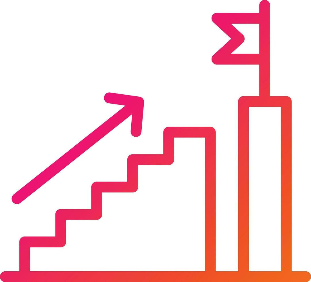 Career Path Vector Icon Design Illustration