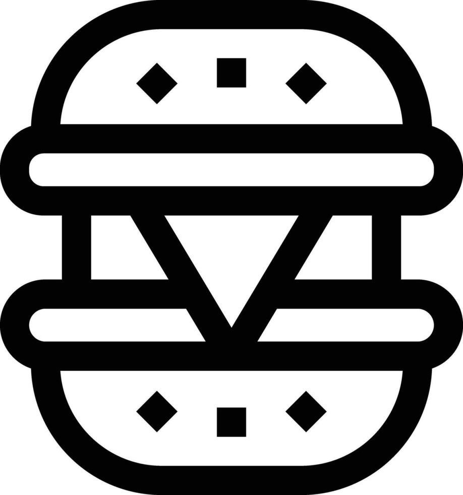 Cheese Burger Vector Icon Design Illustration