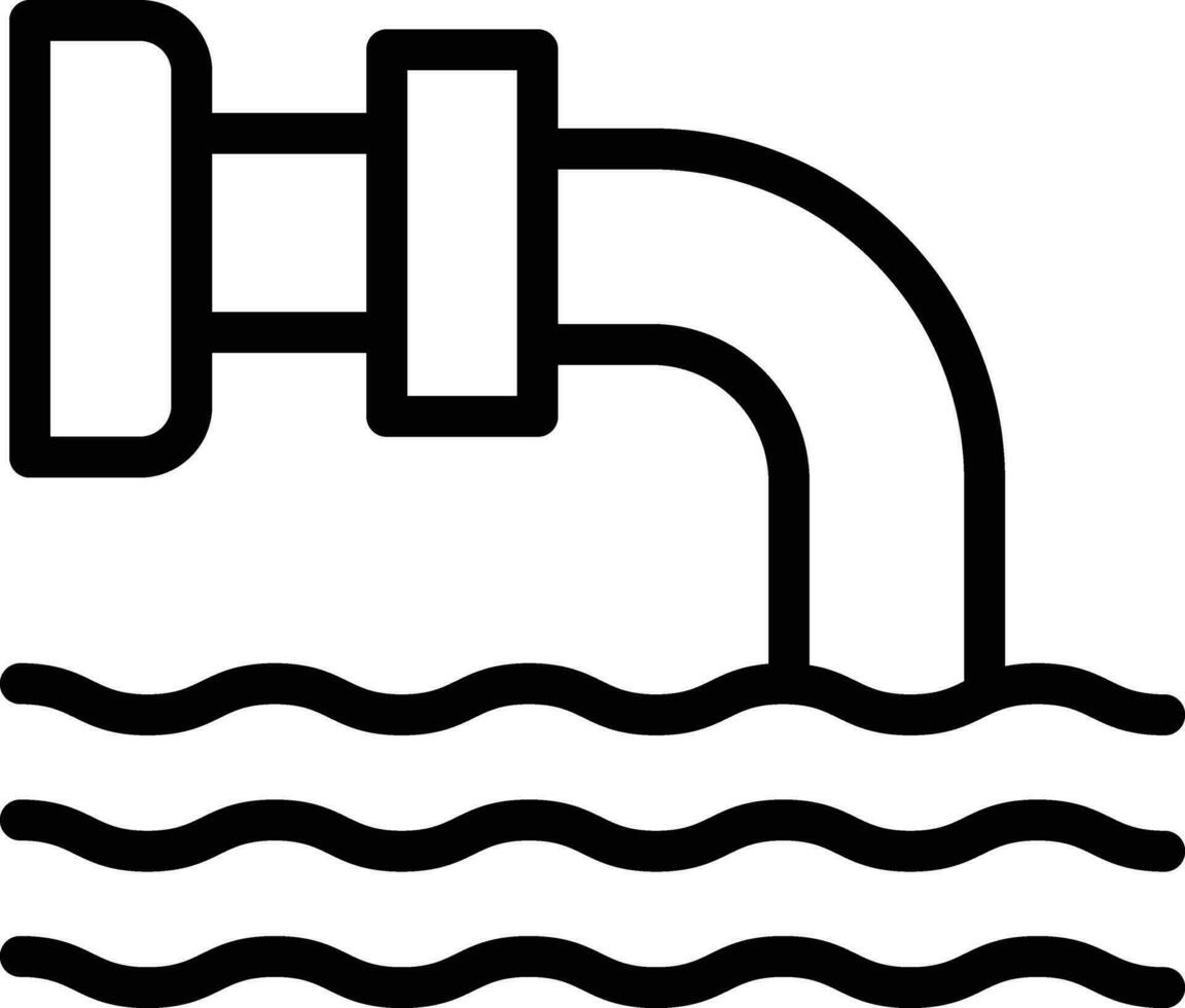 Drainage Vector Icon Design Illustration