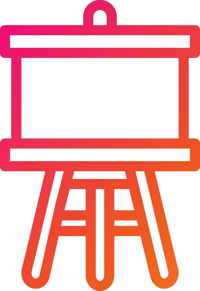 Easel Vector Icon Design Illustration