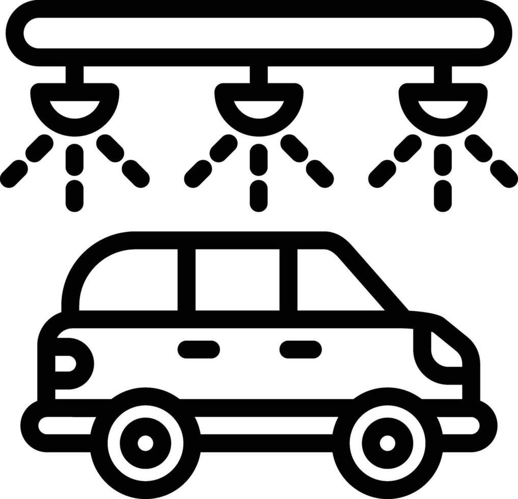 Car wash Vector Icon Design Illustration