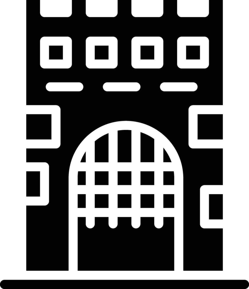 Medieval gate Vector Icon Design Illustration