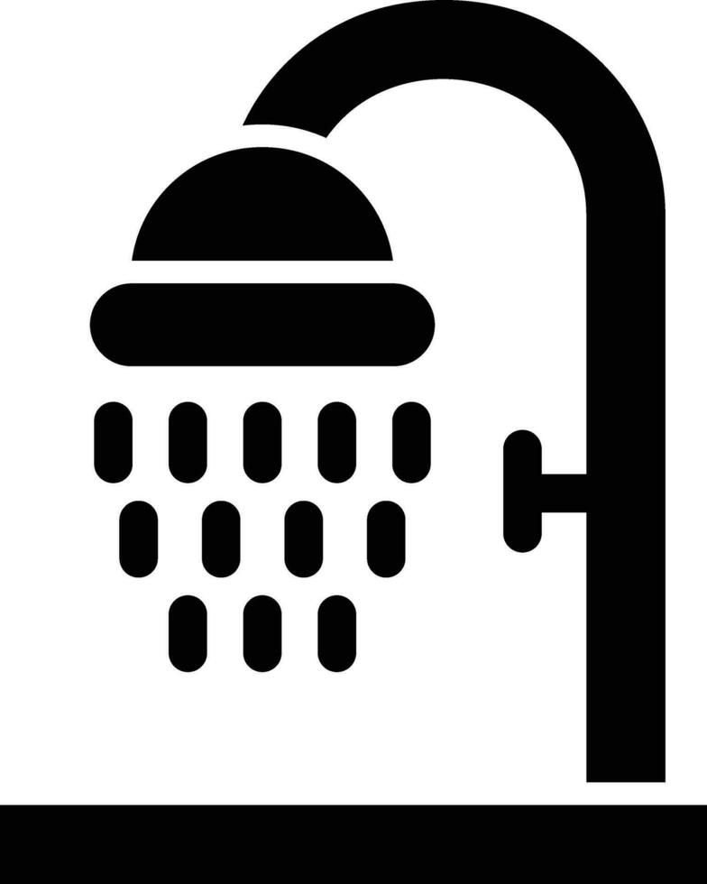 Shower Vector Icon Design Illustration